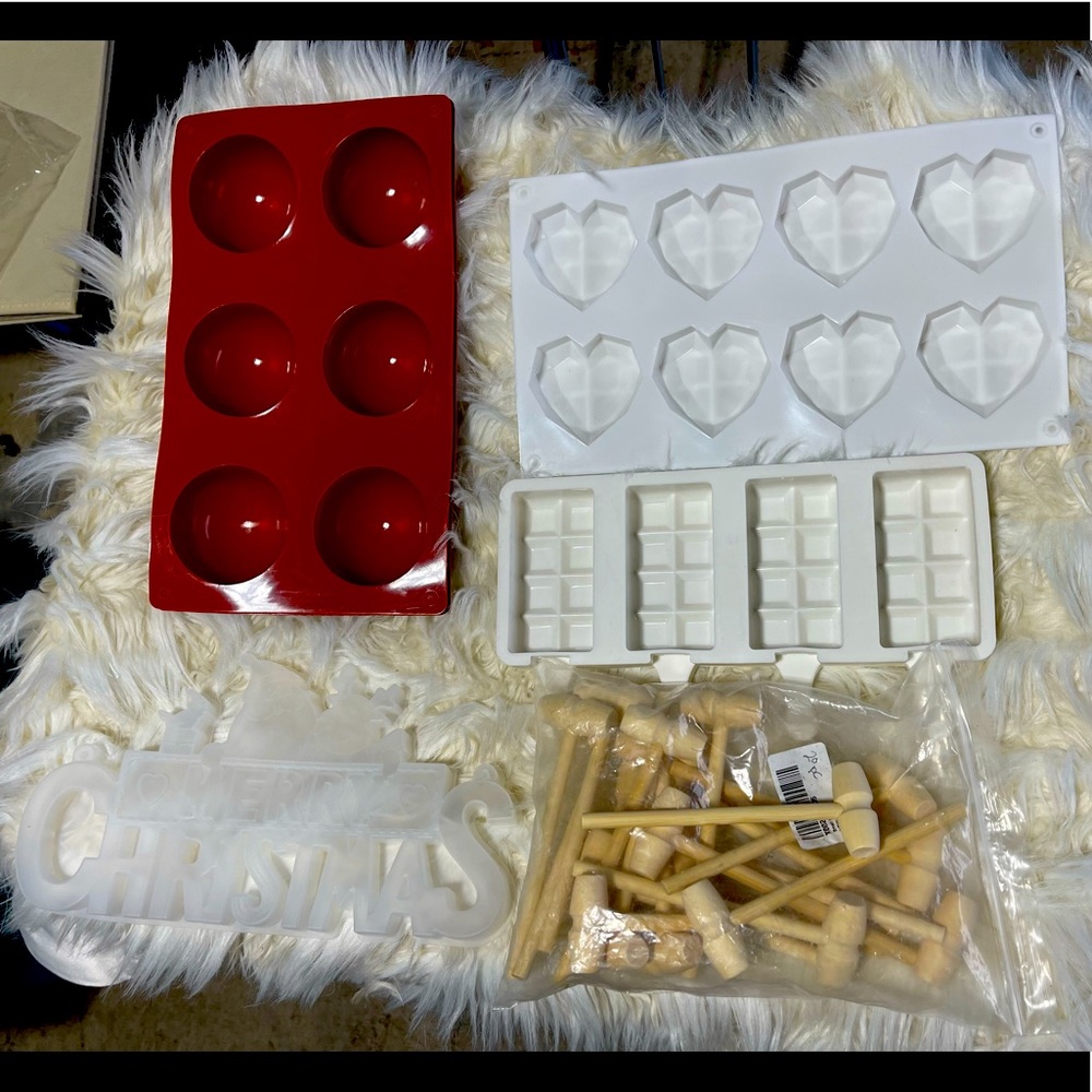 BUNDLE SILICONE MOLD 25  PIECES